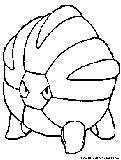 Shelgon Coloring Page 