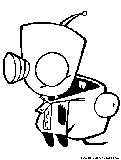 Smaller Gir Coloring Page 