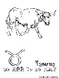 Taurus Coloring Page 