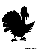 thanksgiving turkey silhouette
