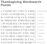 thanksgiving wordsearch puzzle