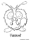 Venonat Coloring Page 