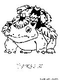 Venusaur Coloring Page 