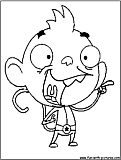 Wally Rocketmonkeys Coloring Page 