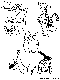 Winniethepooh Friends Easter Coloring Page 