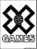 Xgames Coloring Page 