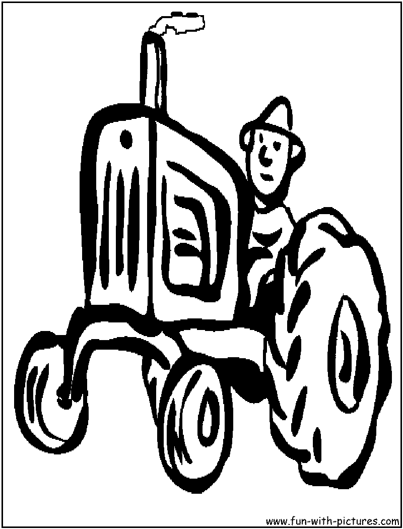 Tractor Coloring Page5 