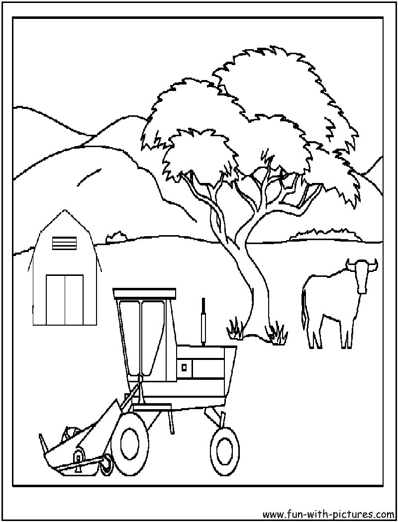 Tractorntree Coloring Page 