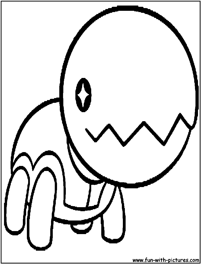 Trapinch Coloring Page 