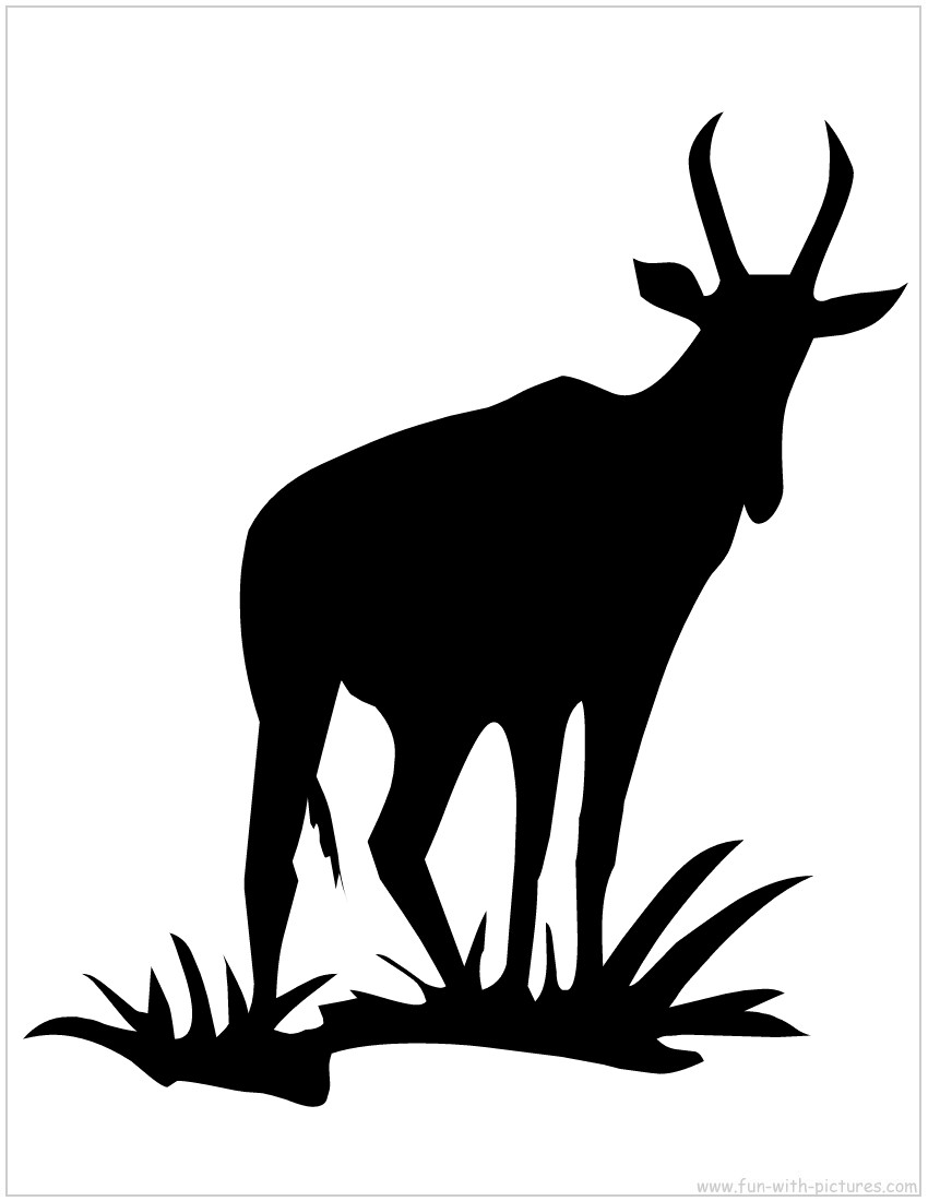 Waterbuck Silhouette