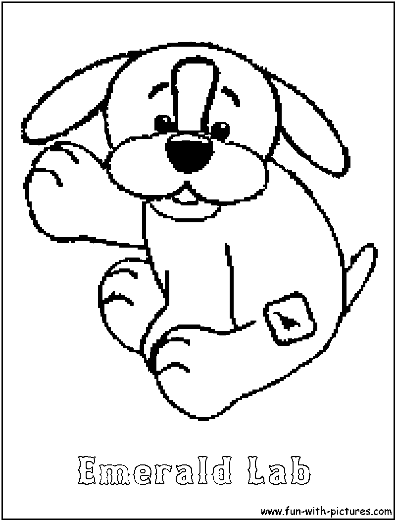 Webkinz Emeraldlab Coloring Page 