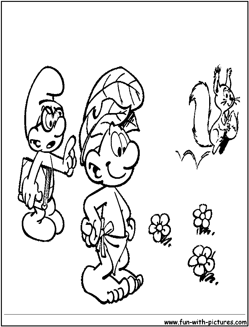 Wildsmurf Coloring Page 